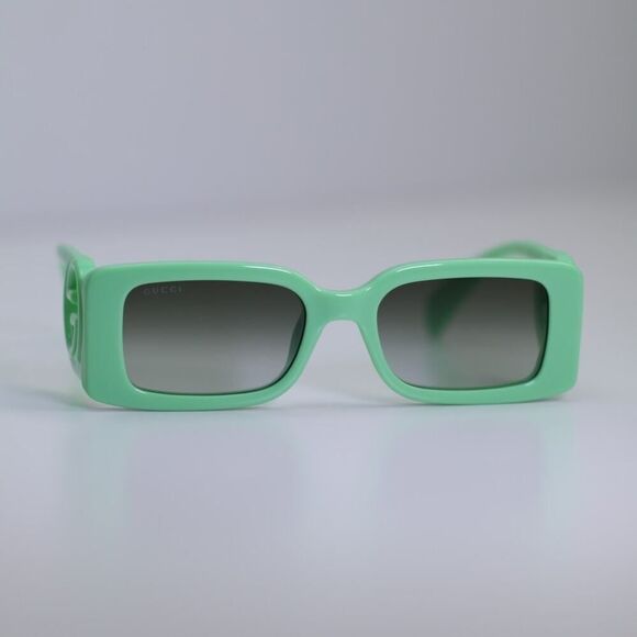 NEW Gucci Sunglasses GG1325S 004 Green / Green Gradient Unisex Authentic - Picture 2 of 10
